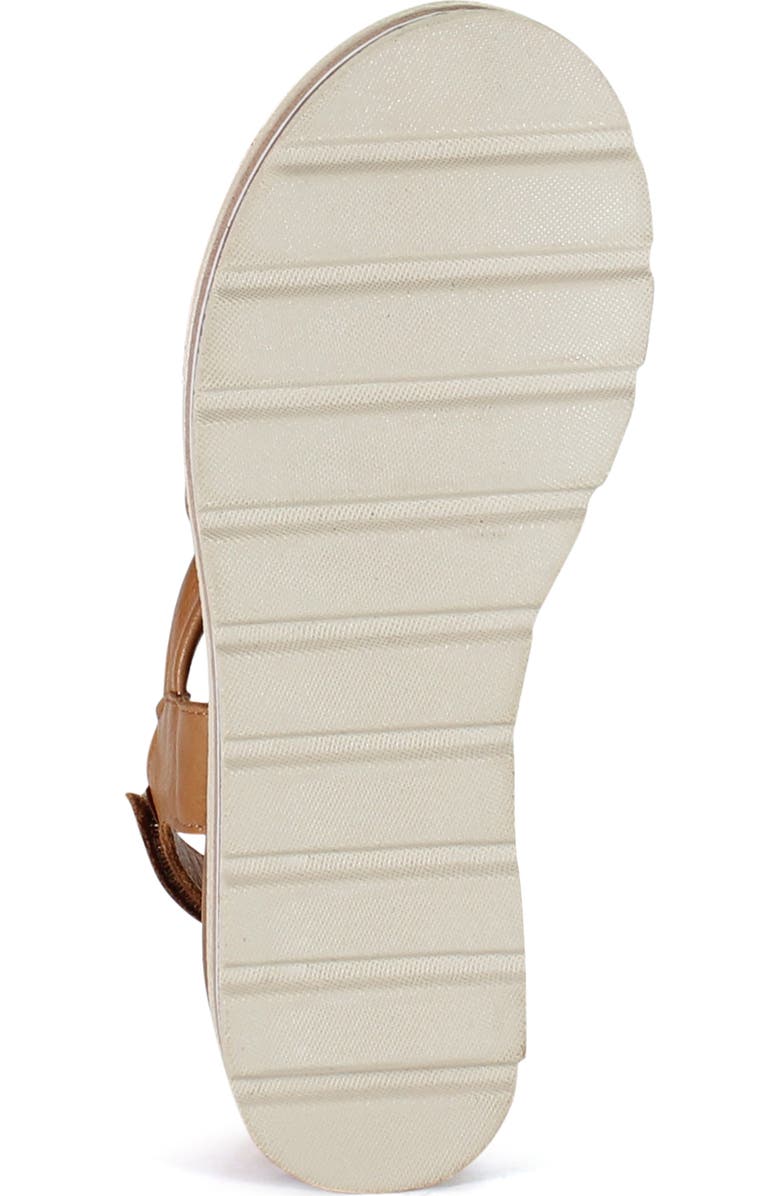 Diba True MELLEN CAMP Leather Platform Sandal, Alternate, color, Coconut