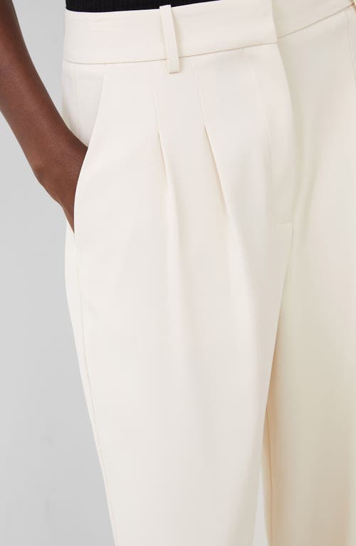 French Connection Harrie Wide Leg Suiting Pants In White