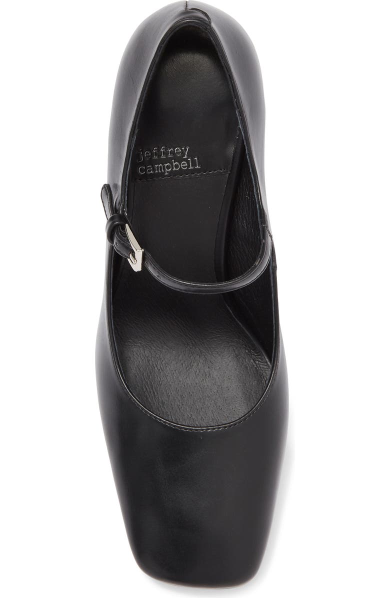 Jeffrey Campbell Bourdin Mary Jane Pump, Alternate, color, Black