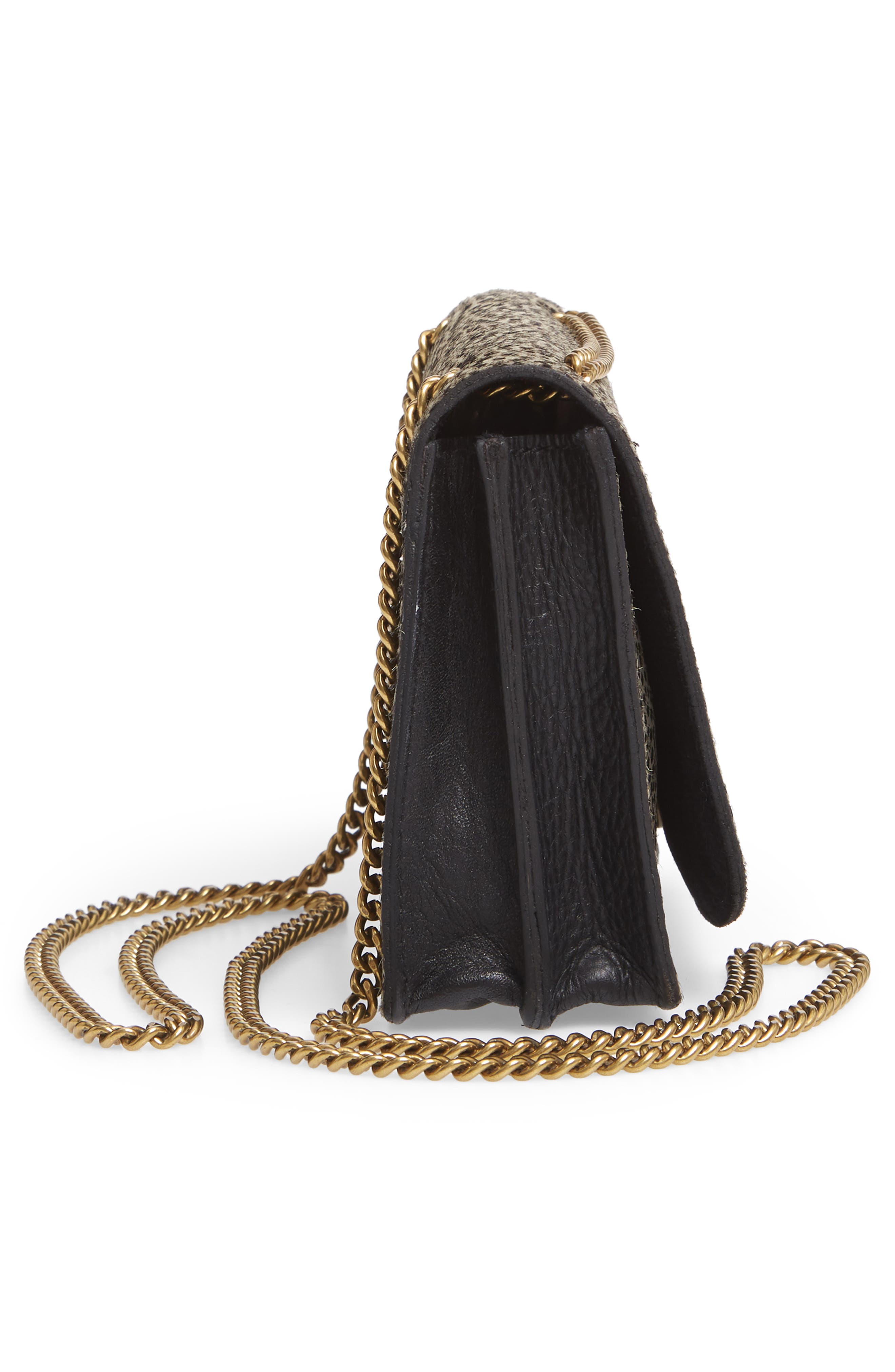 Madewell Genuine Calf Hair Crossbody Bag, Alternate, color, 