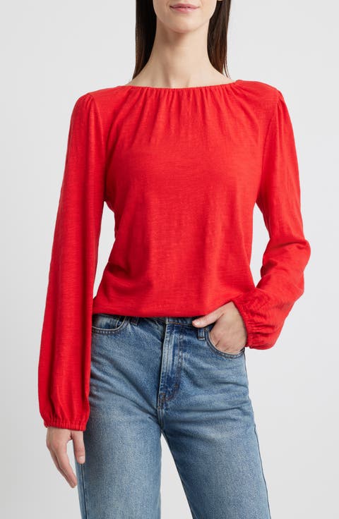 Gathered Neck Top