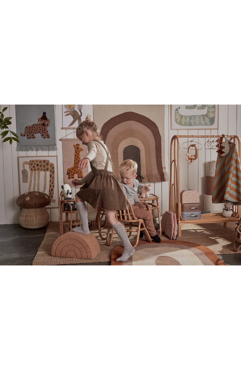 OYOY Rainbow Balance Stool, Alternate, color, Nature