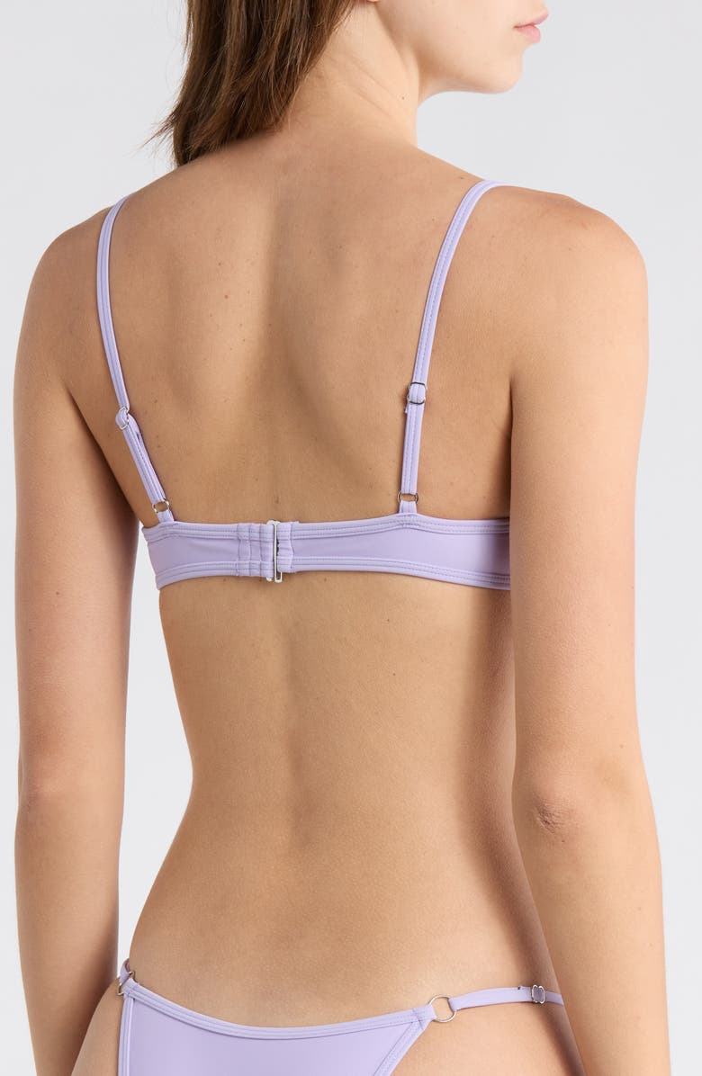 PacSun Sandra Bralette Bikini Top, Alternate, color, Lavender