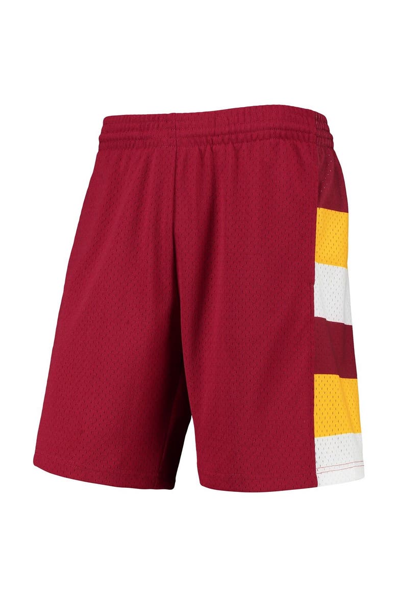 Men's Mitchell & Ness Wine Cleveland Cavaliers 1979-80 Hardwood Classics Swingman Shorts, Alternate, color, Red