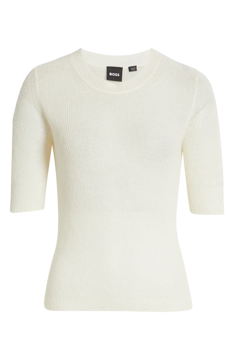 BOSS Fusionana Short Sleeve Sweater, Alternate, color, 