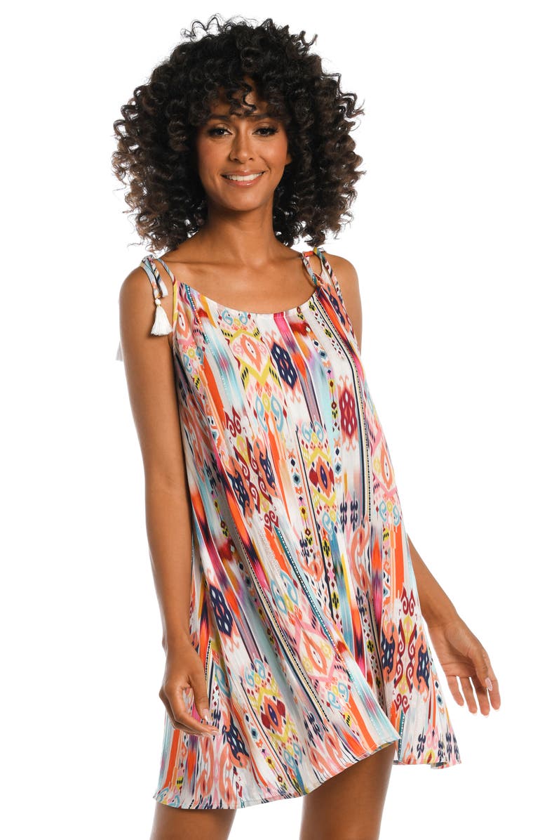 La Blanca Desert Cover-Up Tank Dress, Alternate, color, 