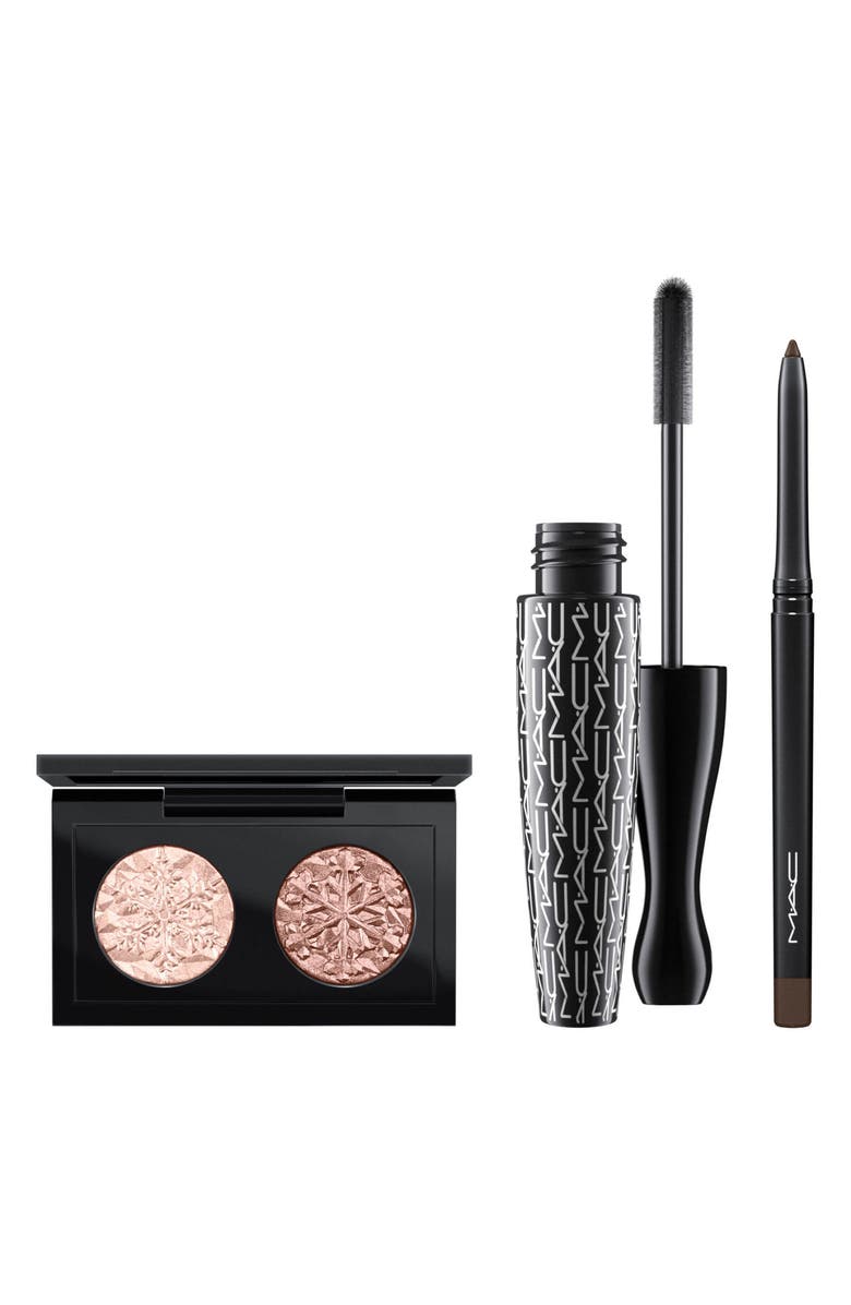 MAC Cosmetics MAC Snow Ball Smoky Gold Eye Bag, Alternate, color, 