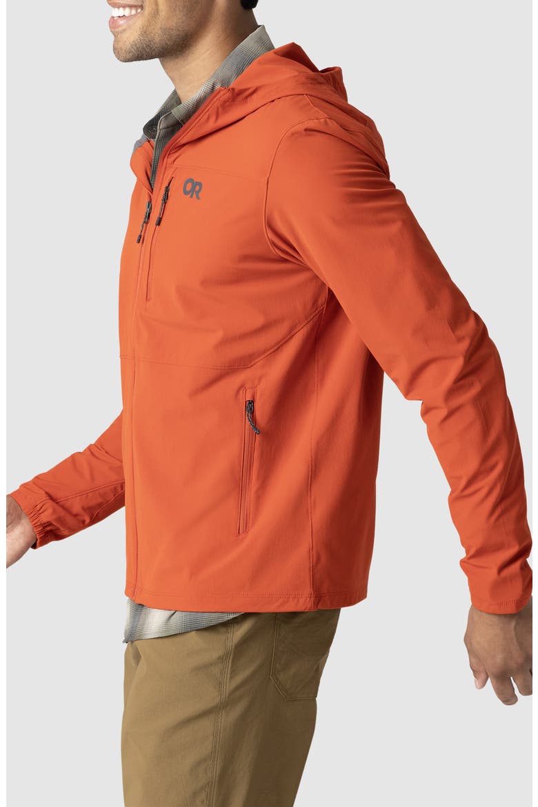 Ferrosi Hooded Jacket, Alternate, color, CARDINAL