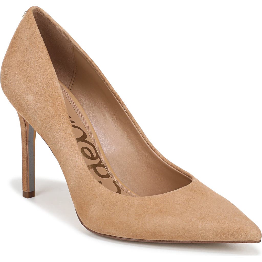 Sam Edelman Hazel Pointed Toe Pump In Burgundy