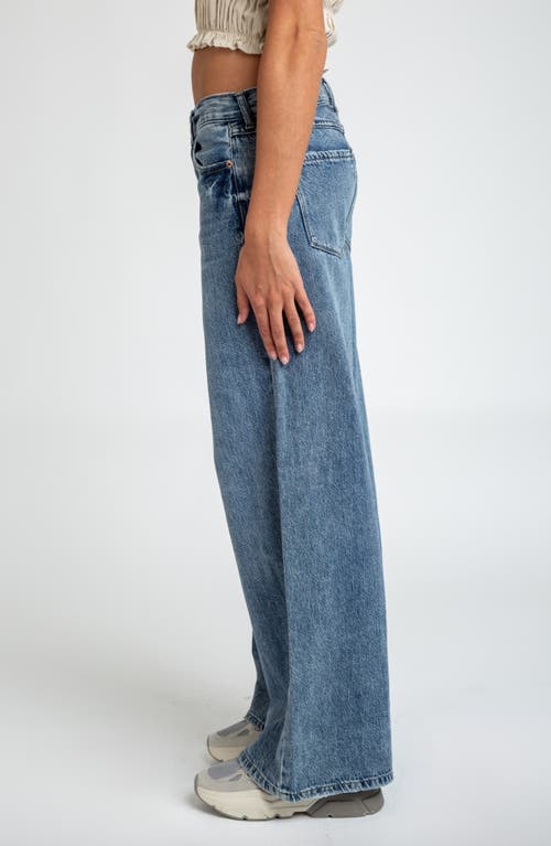 I Love Who I Am Low Rise A-line Flare Jeans In Black