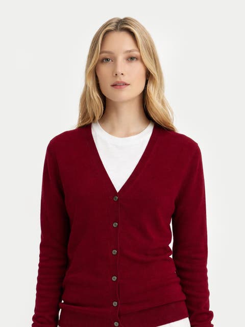 Timeless Cashmere V-Neck Cardigan