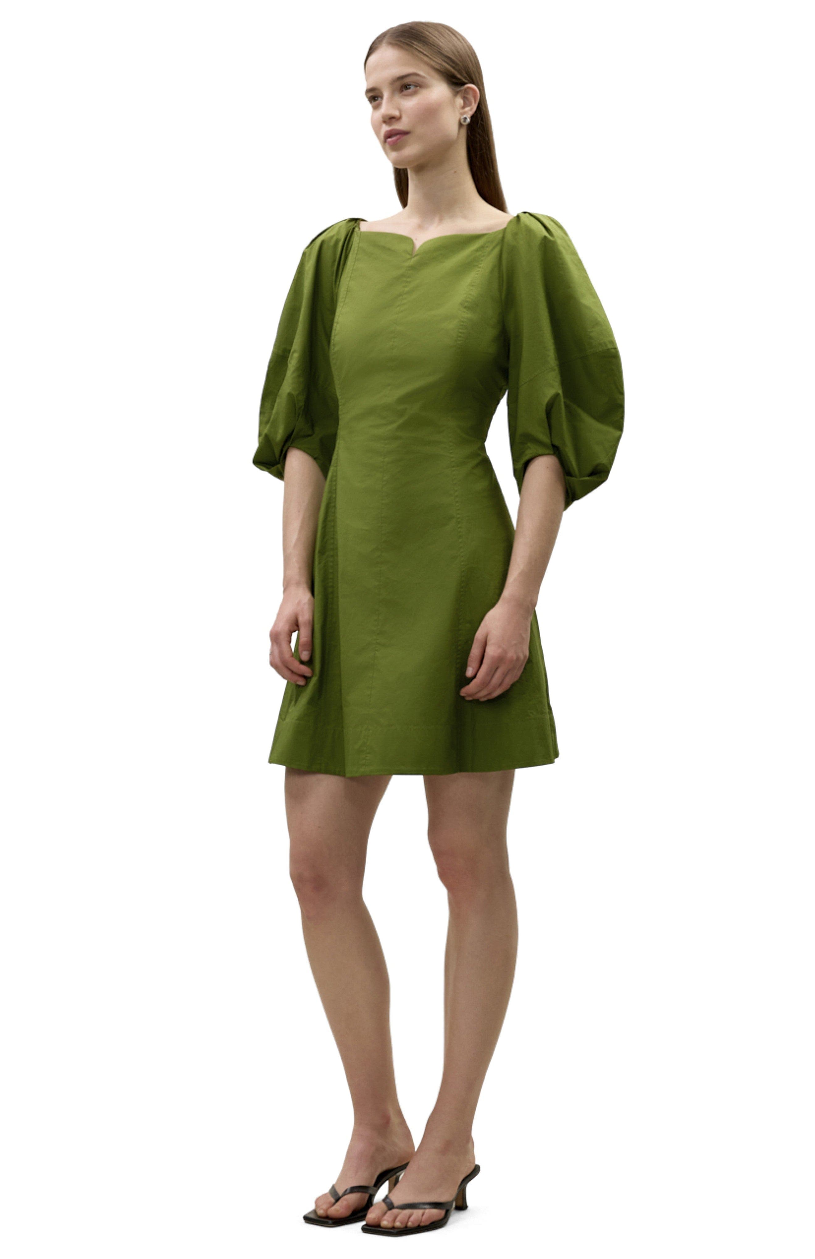 Isla Poplin Mini Dress - image 4