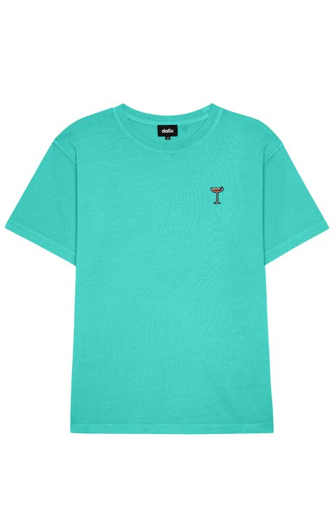 Mens Coffee Martini Midweight Garment Dye Tee