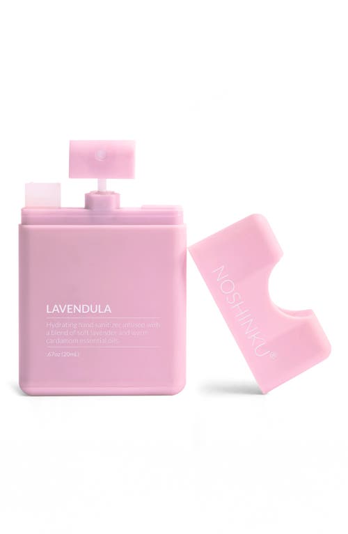 Noshinku Lavendula Nourishing Sanitizing Spray & Wipes Clean Travel Set In Purple