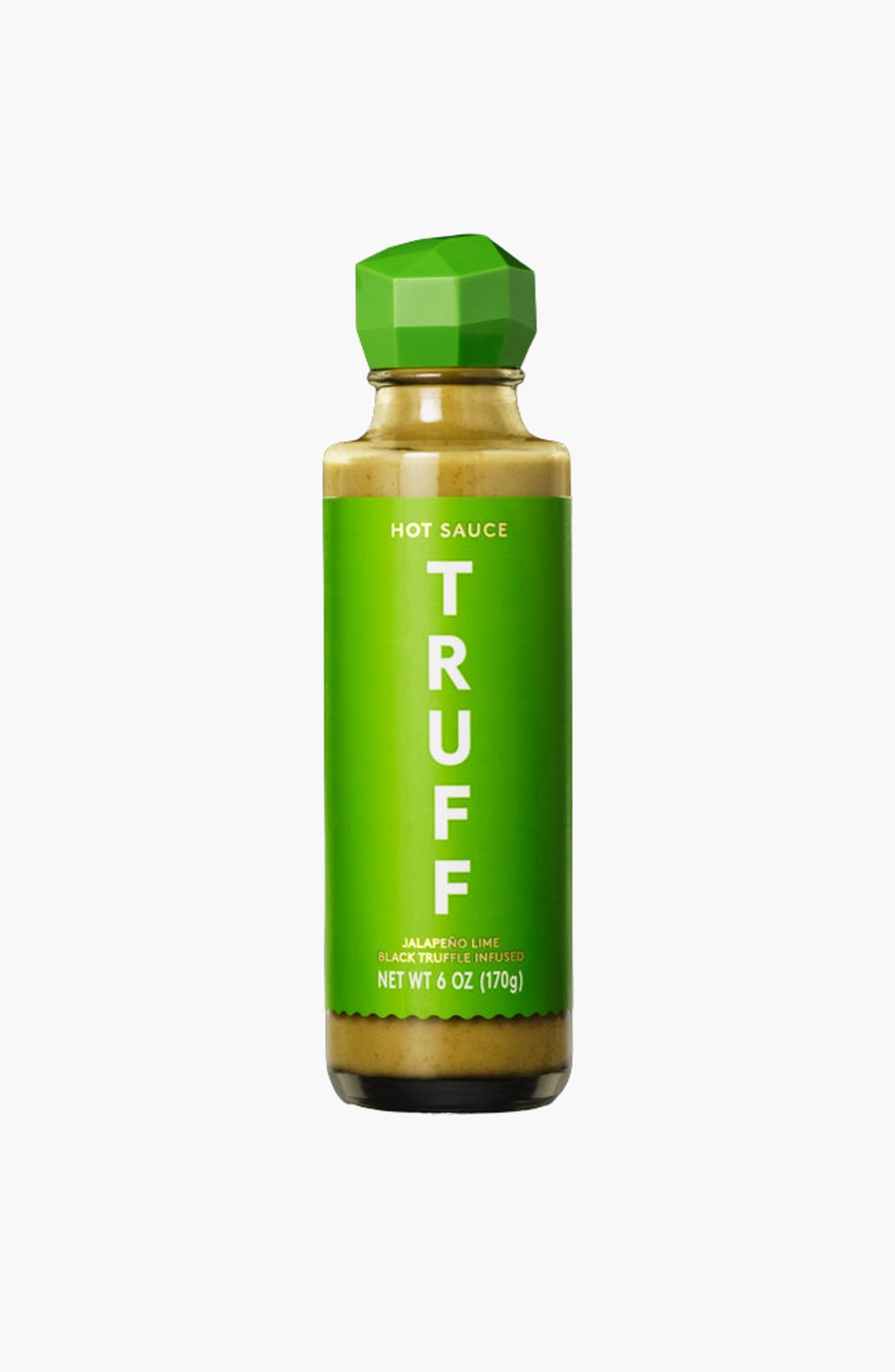 TRUFF Jalapeño Lime Hot Sauce in Bright Green 