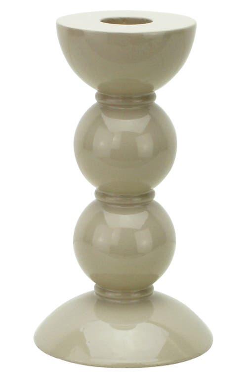 Addison Ross London Bobbin Candlestick In Cappuccino