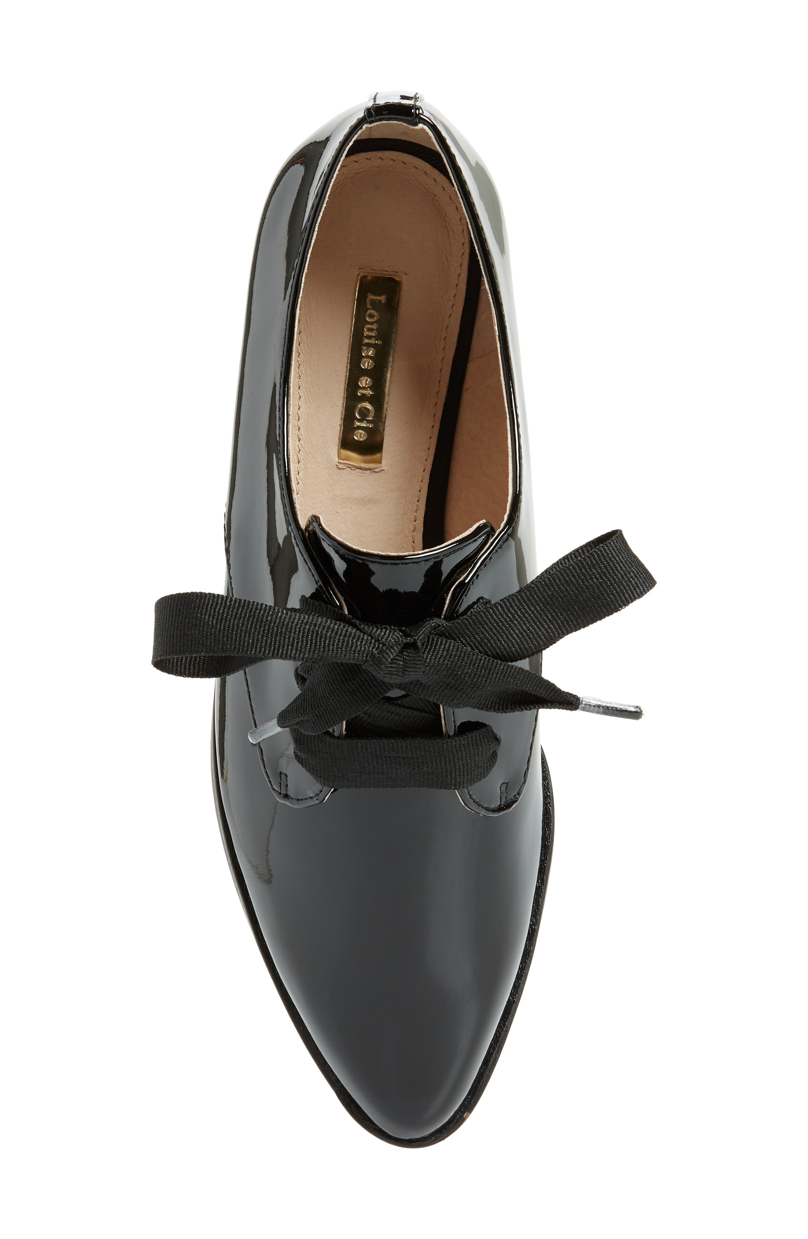 Adwin Almond Toe Oxford (Nordstrom Exclusive), Alternate, color, BLACK