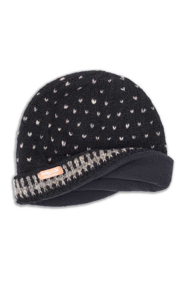 Feelgoodz Women's Artisan Hand-Knit Appalachian Cap, Alternate, color, Corvid