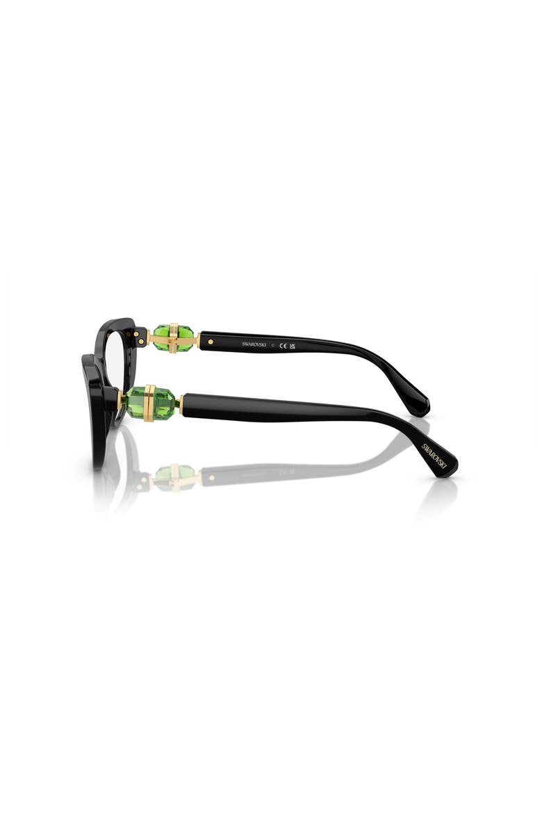 53mm Cat Eye optical glasses, Alternate, color, Black