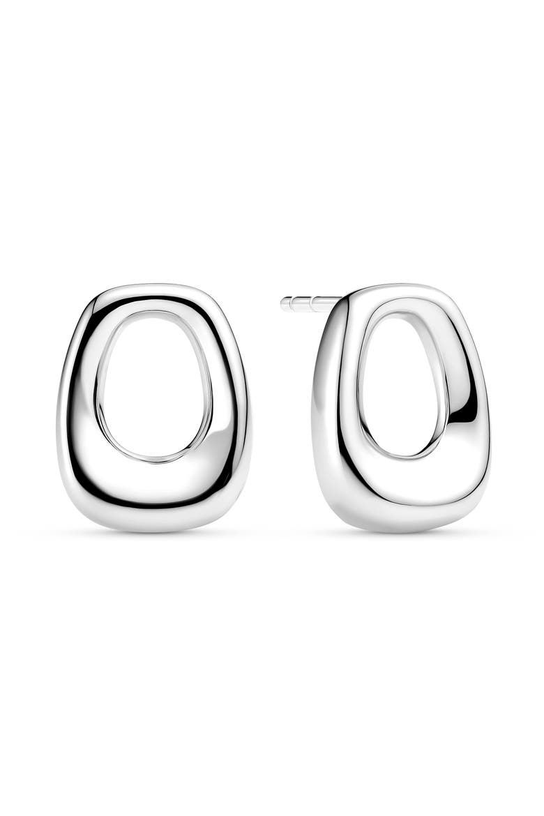 Earrings Borsa Parvus, Main, color, 925 Sterling Silver