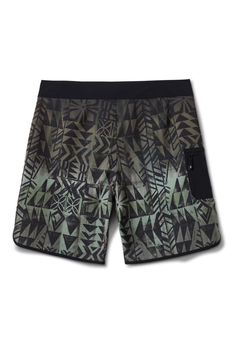 Surfsilk Hawaii Fade Board Shorts, Alternate, color, ALOE