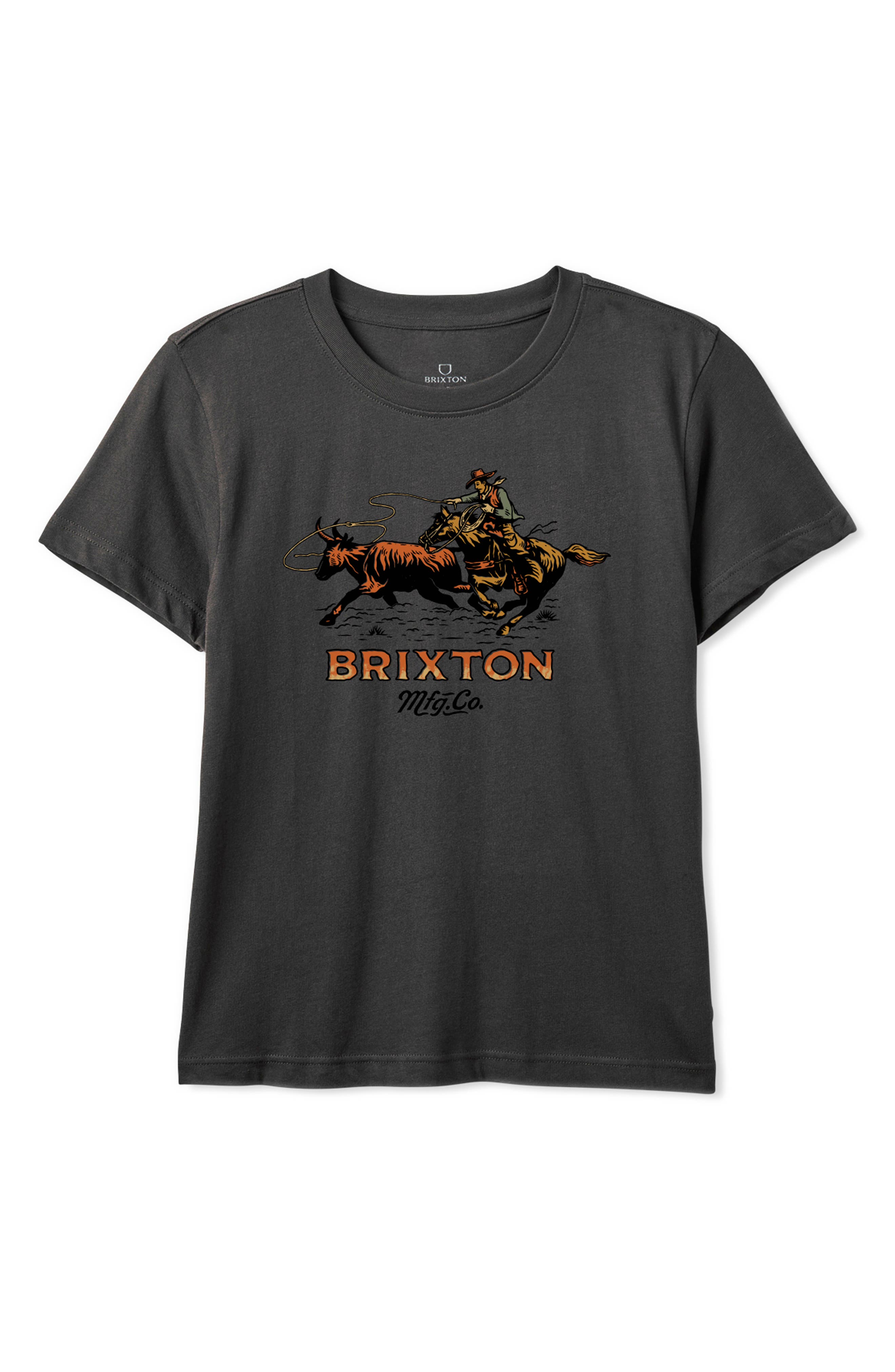Brixton Wrangling Cotton Graphic T-Shirt