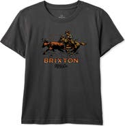 Brixton Wrangling Cotton Graphic T-Shirt