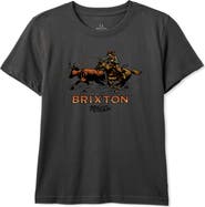 Brixton Wrangling Cotton Graphic T-Shirt