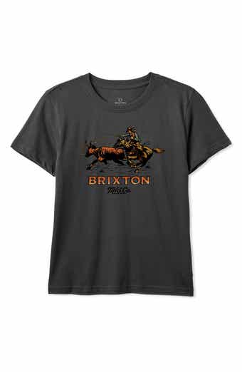 Brixton Wrangling Cotton Graphic T-Shirt