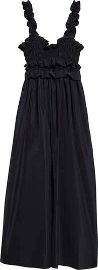 Cecilie Bahnsen Giovanna Recycled Faille Midi Sundress