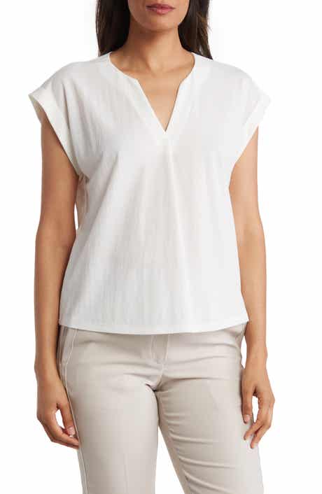 Bobeau Dolman Sleeve Piqué T-Shirt