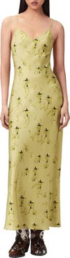 AllSaints Bryony Satin Slipdress