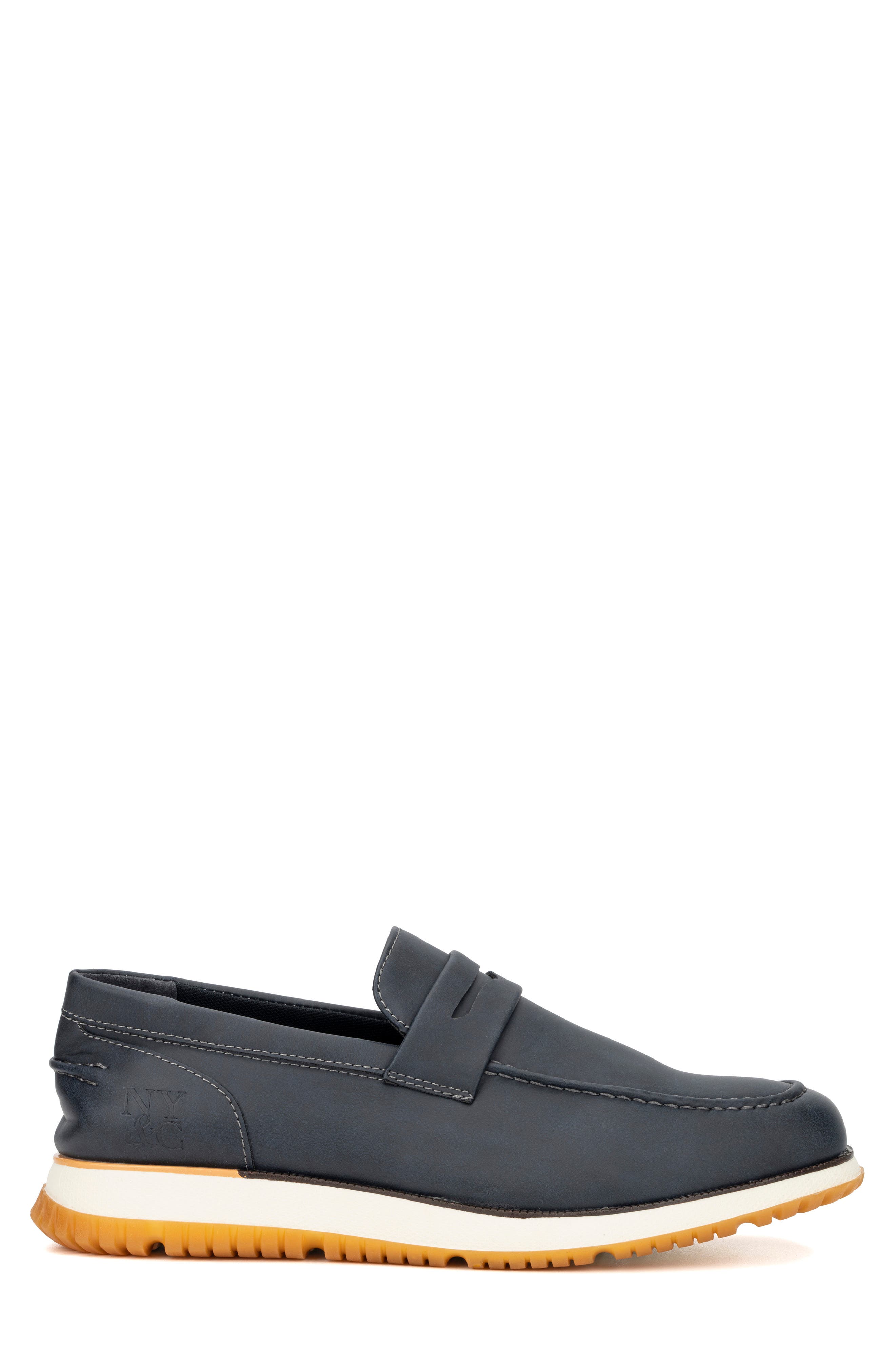 Ronan Penny Loafer, Alternate, color, NAVY