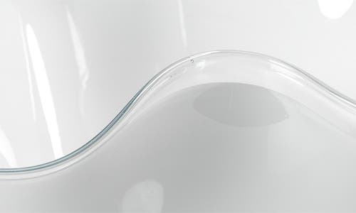 Zodax Vellerti Wave Glass Bowl In Transparent