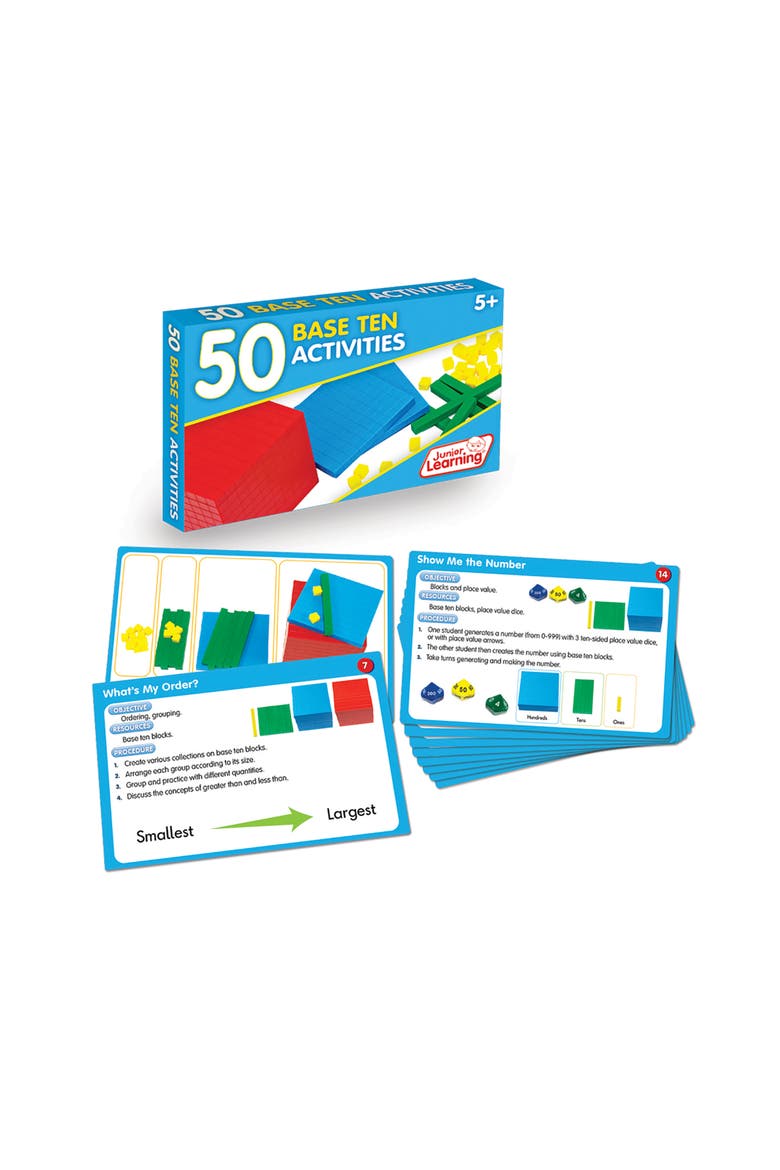 50 Base Ten Activities, Alternate, color, Multicolored