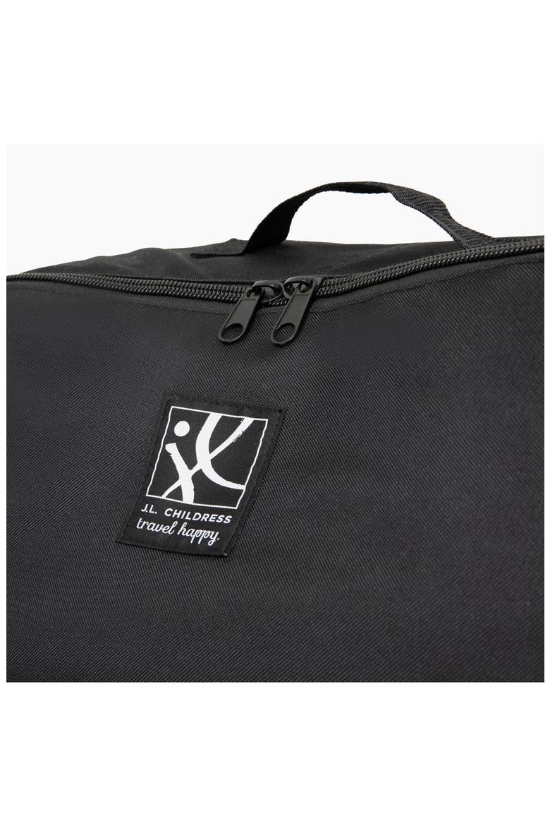 Spinner Wheelie Deluxe Car Seat Travel Bag, Alternate, color, BLACK