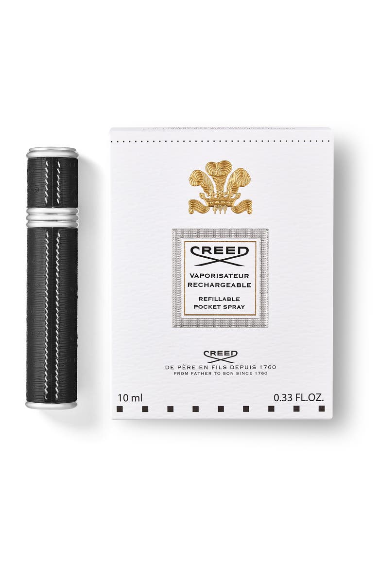 Refillable Travel Atomizer, Alternate, color, SILVER/ BLACK