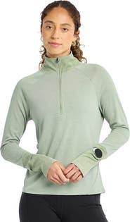 Oiselle Women's Flyout Wool 1/2-zip Top