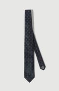 Brunello Cucinelli Silk tie with geometric pattern