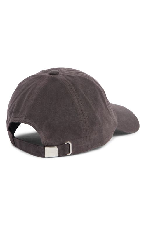 Nordstrom Rack Waxed Canvas Baseball Cap In Gold