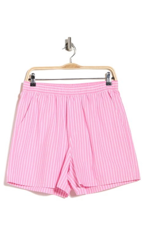 Stripe Cotton Poplin Boxer Shorts