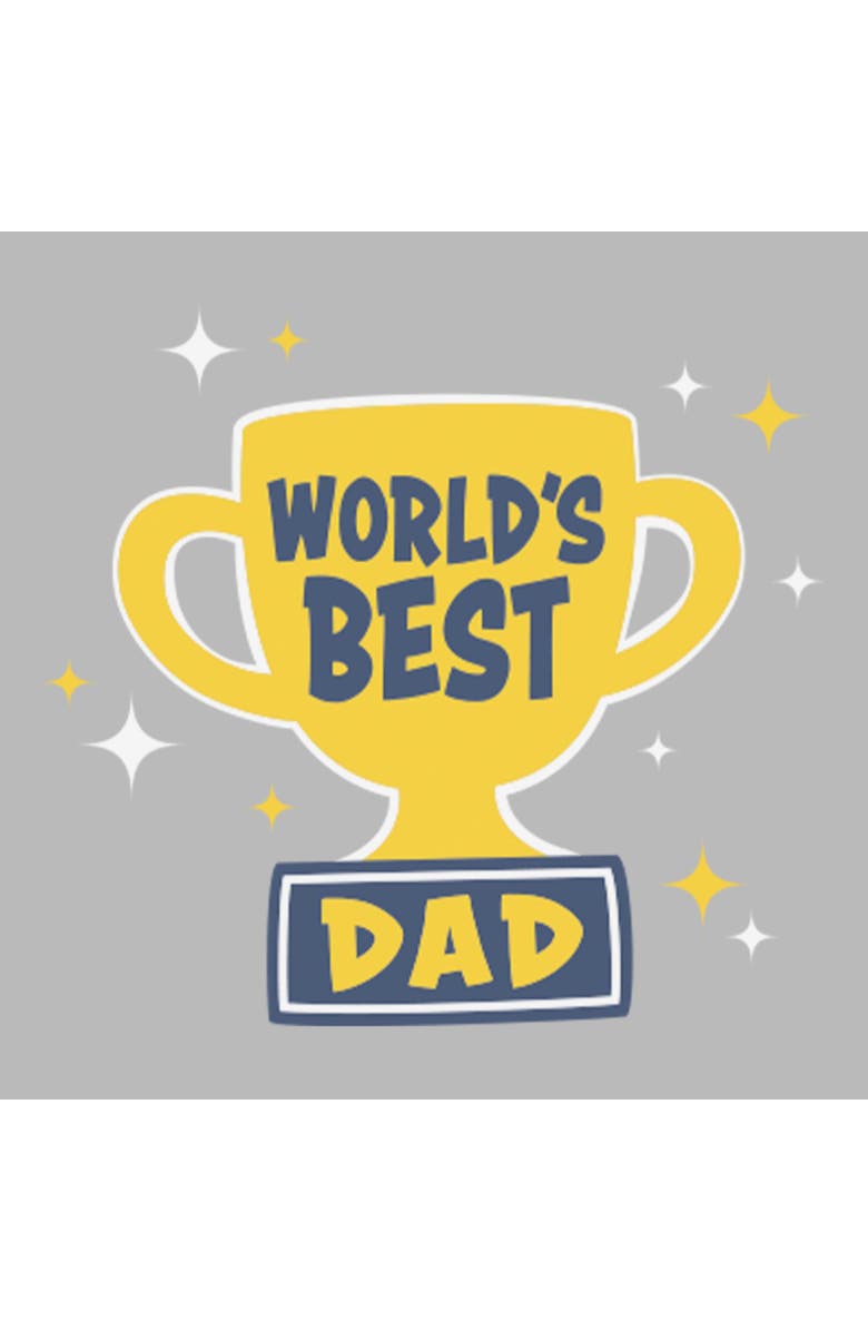 Lost Gods Men's Lost Gods Trophy World's Best Dad Graphic T-Shirt, Alternate, color, Sport Grey