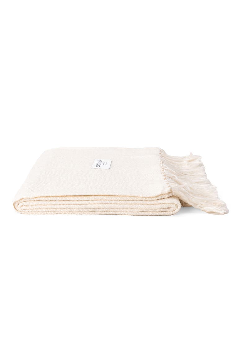 Hand Woven Throw Blanket, Main, color, NATURAL