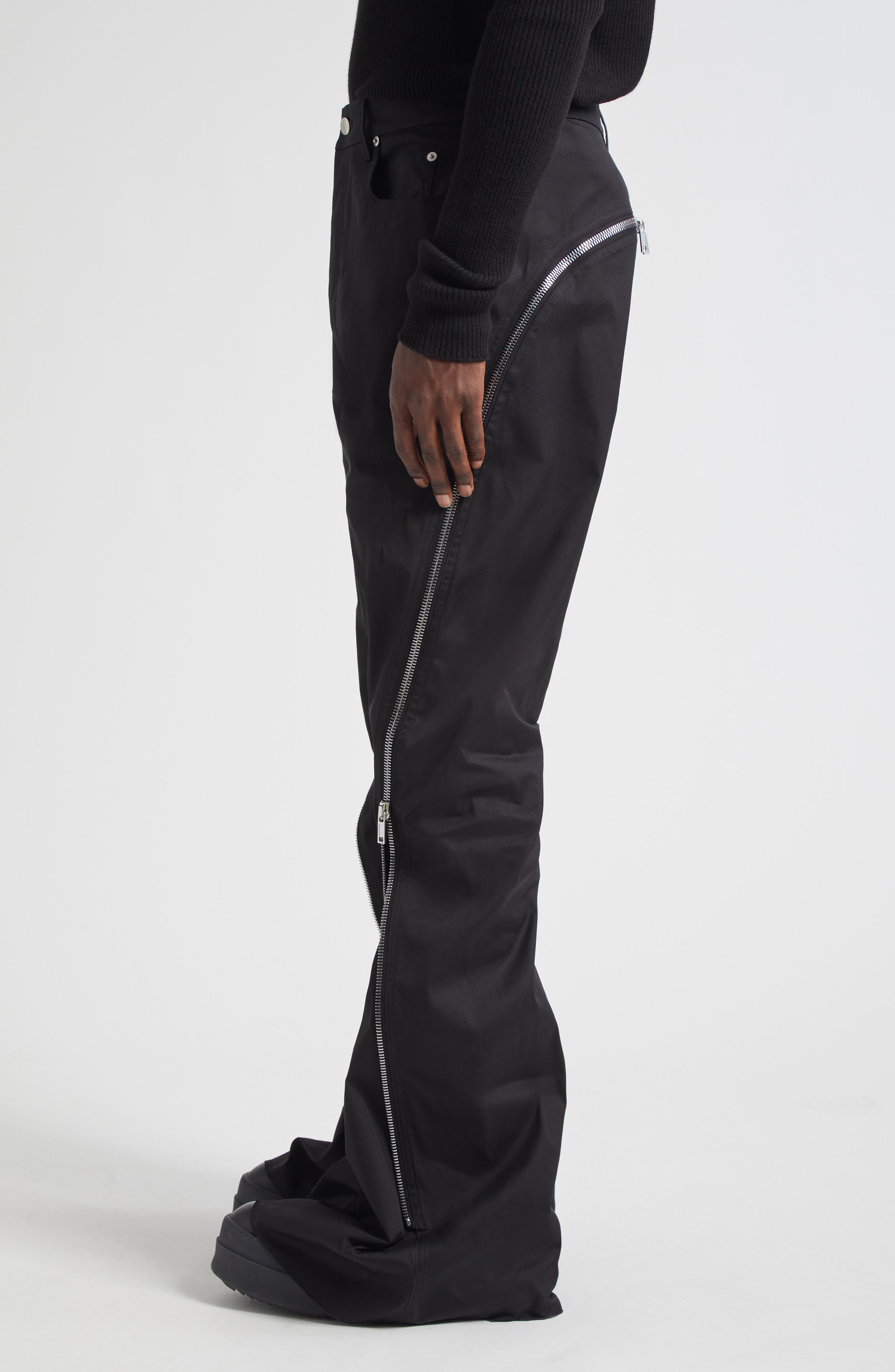 Bolan Banana Zip Raw Hem Jeans (Men) | Nordstrom