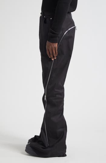 Rick Owens Bolan Banana Zip Raw Hem Jeans | Nordstrom