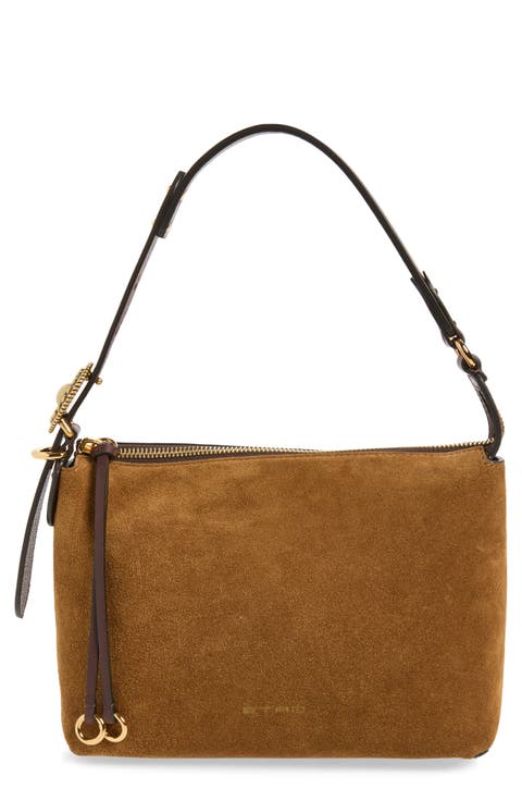Suede Hobo Bag