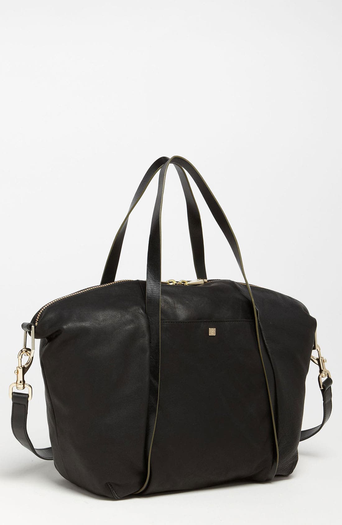 'Kimbel' Satchel, Main, color, BLACK