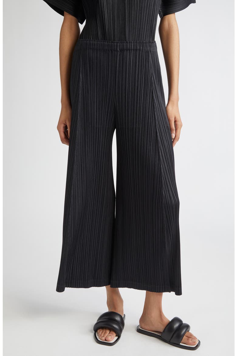Thicker Bottoms 1 Pleated Crop Wide Leg Pants (Women) | Nordstrom