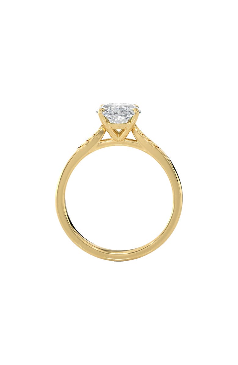 Bliss Diamond Certified 2 1/2Ct Oval Solitaire Diamond Engagement Ring in 14k Gold Lab Grown, Alternate, color, 14K White Gold