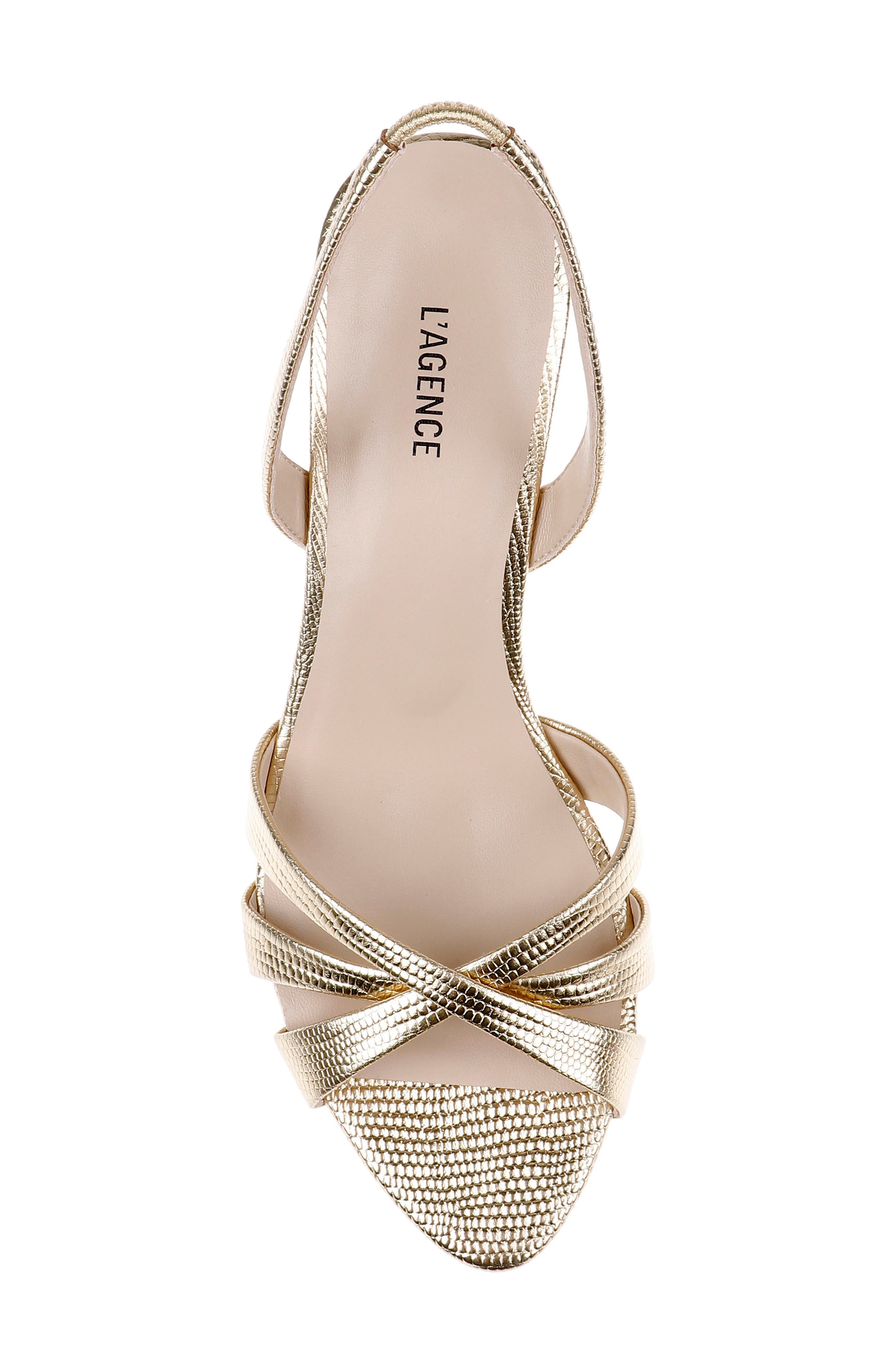 Colwill Slingback Sandal, Alternate, color, GOLD LIZARD